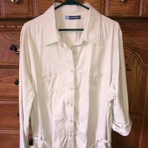 PENNINGTONS Duster Jacket with Embroidery Applique on reverse, SIZE 20